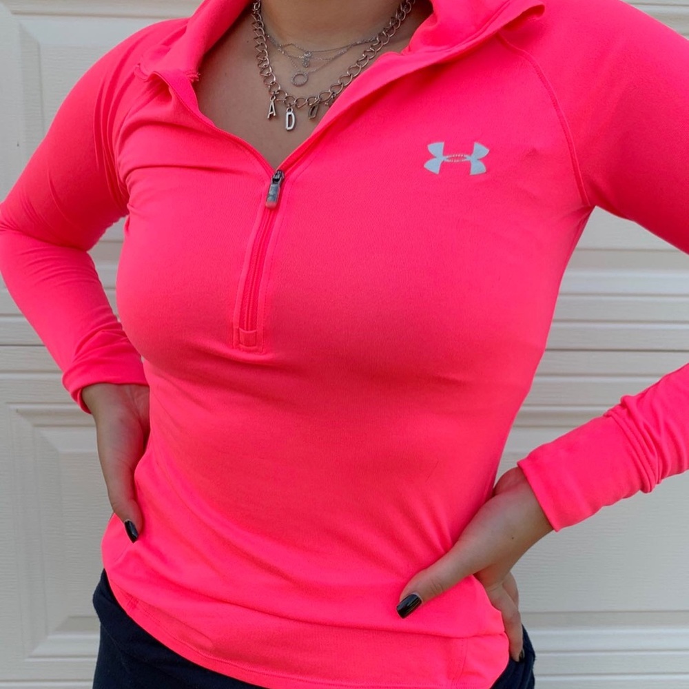Hot Pink Under Armour Half Zip